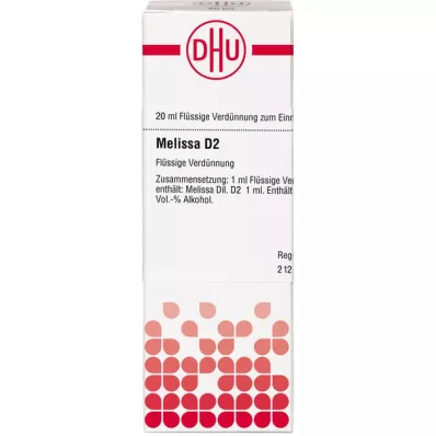 MELISSA D 2 Lahjendus, 20 ml