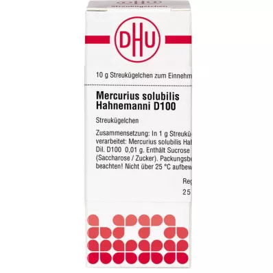 MERCURIUS SOLUBILIS Hahnemanni D 100 kapslit, 10 g