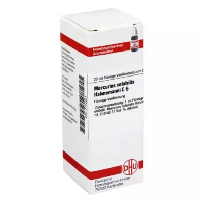 DHU Mercurius solubilis C 6 Dilutio, 20 ml DHU Mercurius solubilis C 6 Dilutio, 20 ml