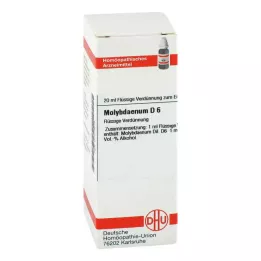MOLYBDAENUM D 6 Lahjendus, 20 ml
