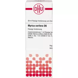 MYRICA cerifera D 6 Lahjendus, 20 ml