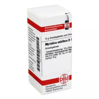 DHU Myristica sebifera D 12 kerakest, 10 g