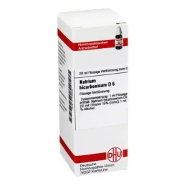 NATRIUM BICARBONICUM D 6 Lahjendus, 20 ml
