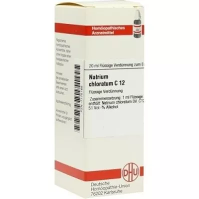 Sodium Chloratum C12 lahjendus (20 ml)