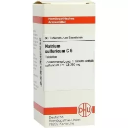 NATRIUM SULFURICUM C 6 tabletti, 80 tk