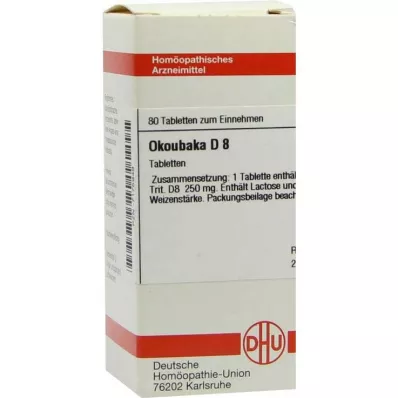 DHU Okoubaka D 8 tabletti, 80 tk DHU Okoubaka D 8 tabletti, 80 tk
