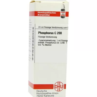 DHU Fosfor C 200 lahjendus, 20 ml