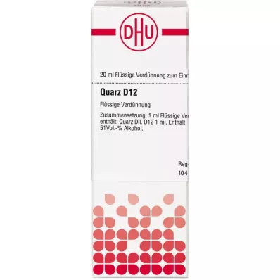 QUARZ D 12 Lahjendus, 20 ml