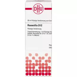 RAUWOLFIA D 12 Lahjendus, 20 ml