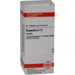 RAUWOLFIA D 12 tabletti, 80 tk