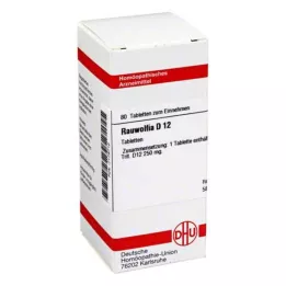 RAUWOLFIA D 12 tabletti, 80 tk