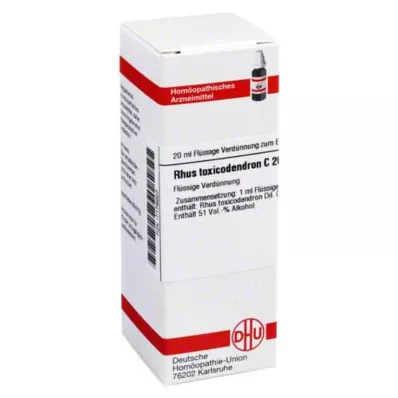 DHU Rhus toxicodendron C 200 Lahjendus, 20 ml