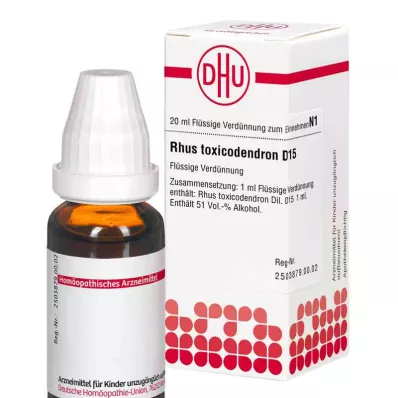 RHUS TOXICODENDRON D 15 lahjendus, 20 ml