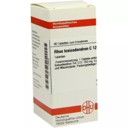 RHUS TOXICODENDRON C 12 tabletti, 80 tk