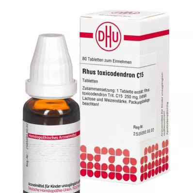 Rhus Tox.C15 tabletid (80 tükki)