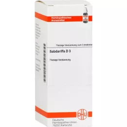 SABDARIFFA D 3 Lahjendus, 20 ml