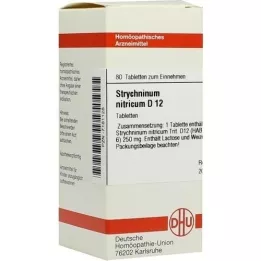 STRYCHNINUM NITRICUM D 12 tabletti, 80 tk