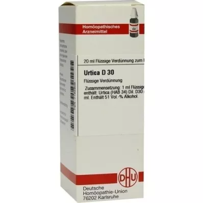 URTICA D 30 Lahjendus, 20 ml