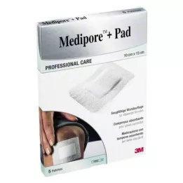 Medipore + Pad 3M 10x15cm 3569NP krohv, 5 tk