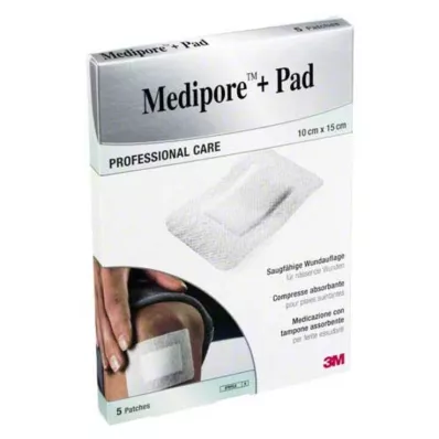 Medipore + Pad 3M 10x15cm 3569NP krohv, 5 tk