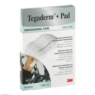 Tegaderm 3M Plus Pad 5x7cm krohv 3582NP, 5 tk Tegaderm 3M Plus Pad 5x7cm krohv 3582NP, 5 tk