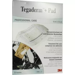 TEGADERM 3M Plus Pad 9x15 cm Valmis.3589NP, 5 tk