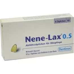 NENE LAX 0,5 Suppos. imikutele, 6 tk