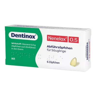 NENE LAX 0,5 Suppos. imikutele, 6 tk