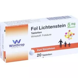 FOL Lichtenstein 5 mg tabletid, 20 tk