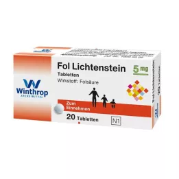 FOL Lichtenstein 5 mg tabletid, 20 tk