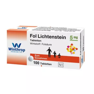 Fol Lichtenstein 5 mg tabletid, 100 tk