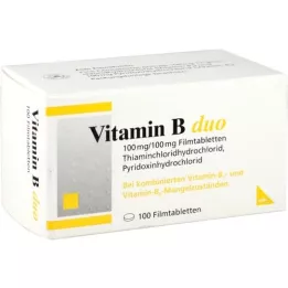 VITAMIN B DUO Õhukese polümeerikattega tabletid, 100 tk