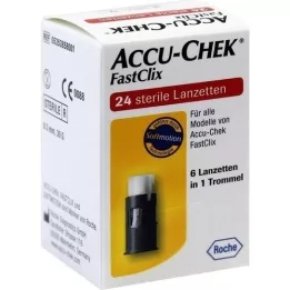 ACCU-CHEK FastClix lantsetid, 24 tk