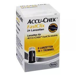 ACCU-CHEK FastClix lantsetid, 24 tk