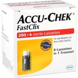 ACCU-CHEK FastClix lantsetid, 204 tk