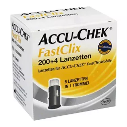 ACCU-CHEK FastClix lantsetid, 204 tk