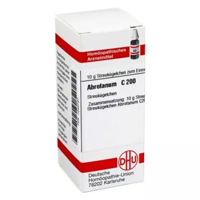 DHU Abrotanum C 200 gloobulid, 10 g DHU Abrotanum C 200 gloobulid, 10 g