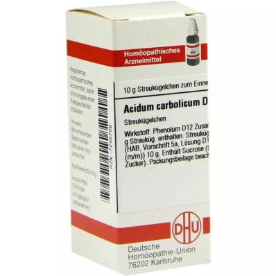 DHU Acidum carbolicum D 12 gloobulit, 10 g DHU Acidum carbolicum D 12 gloobulit, 10 g