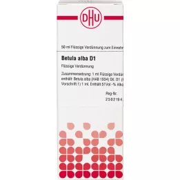 BETULA ALBA D 1 lahjendus, 50 ml