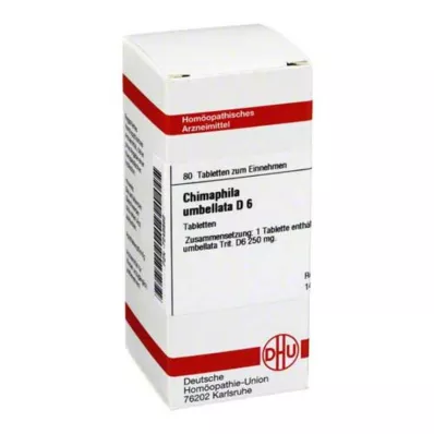 CHIMAPHILA UMBELLATA D 6 tabletti, 80 tk