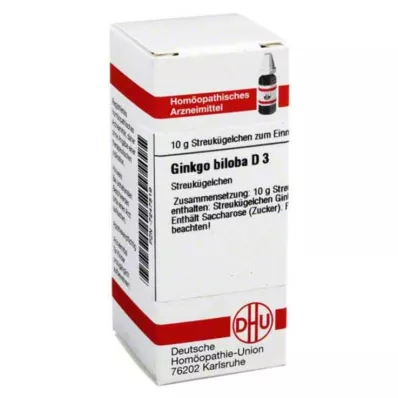 DHU Ginkgo biloba D 3 kerakesed, 10 g