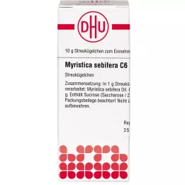 MYRISTICA SEBIFERA C 6 graanulid, 10 g