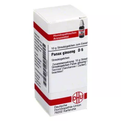 PANAX GINSENG D 6 kapslit, 10 g