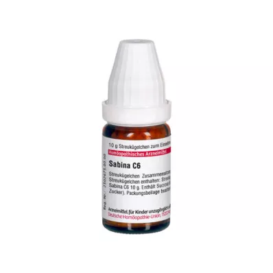 DHU Sabina C 6 gloobulid, 10 g