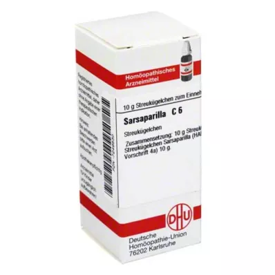 DHU Sarsaparilla C 6 gloobulid, 10 g