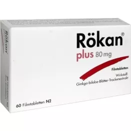 RÖKAN Plus 80 mg õhukese polümeerikattega tabletid, 60 tk