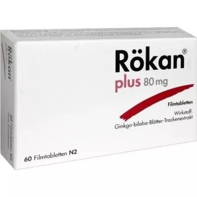 RÖKAN Plus 80 mg õhukese polümeerikattega tabletid, 60 tk