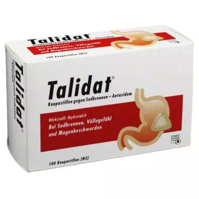 Talidat närimispastillid, 100 tk