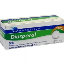 MAGNESIUM DIASPORAL 100 pastilli, 50 tk
