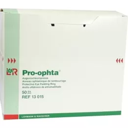 PRO-OPHTA Perforeeritud kompressid mittesteriilsed, 50 tk